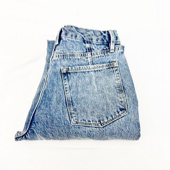 Good American Acid Wash Straight Leg Denim Jeans Ripped Size 4 / 27 - Picture 1 of 9